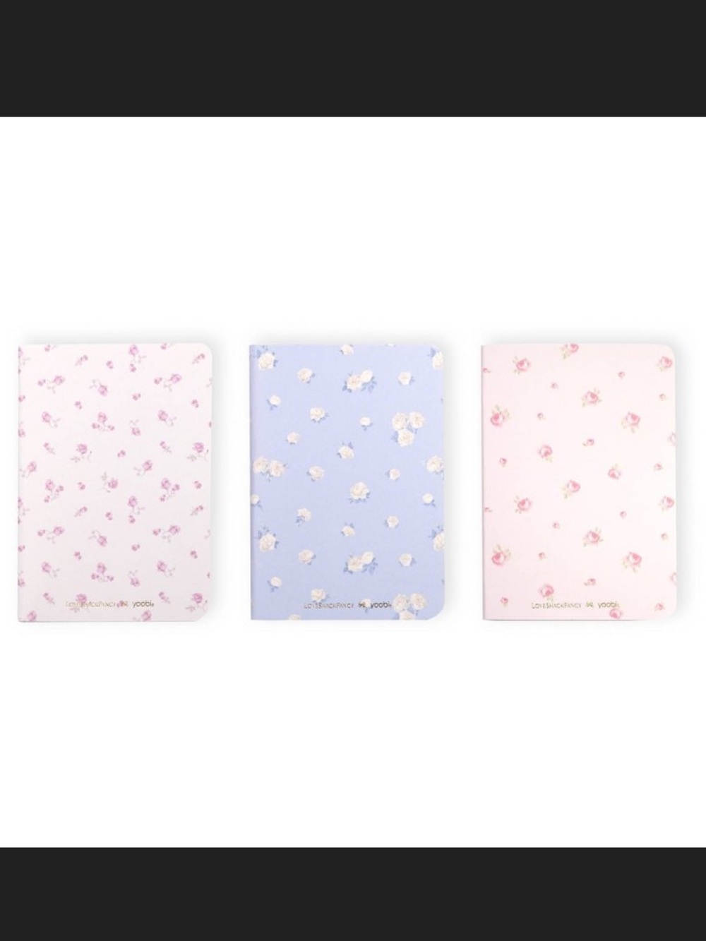 LoveShackFancy x Target - Yoobi 3pk Mini Journals
